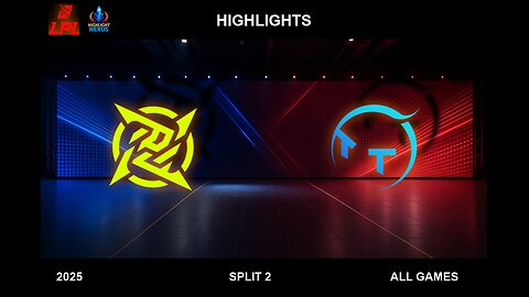 NIP vs TT ALL GAMES Highlights - LPL 2025 Split 2 - Ninjas in Pyjamas vs TT Gaming
