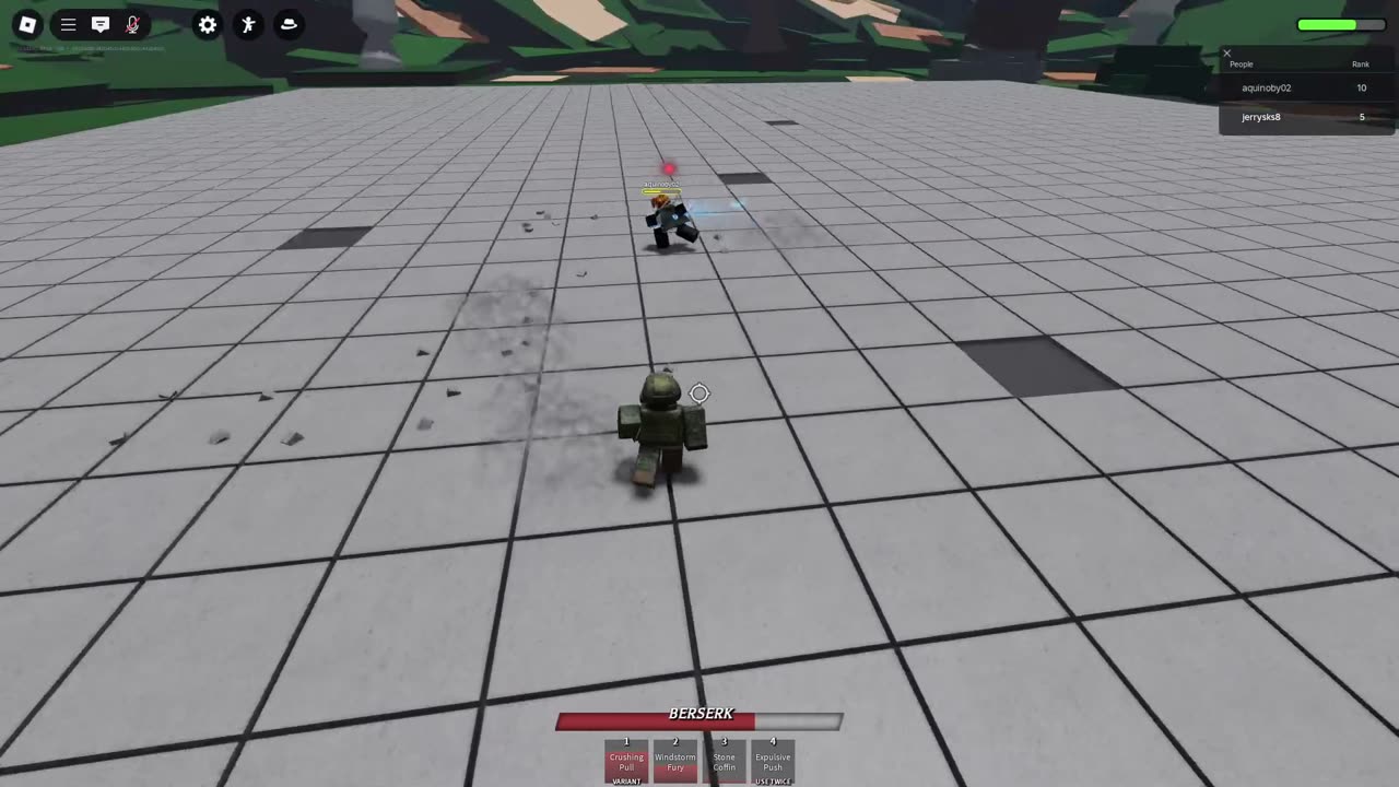 Playing 1v1 in The Strongest Battlegrounds in Roblox - (No Commentary).