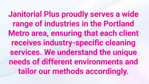 Janitorial Plus LLC - Commercial Office Cleaning in Gresham, OR