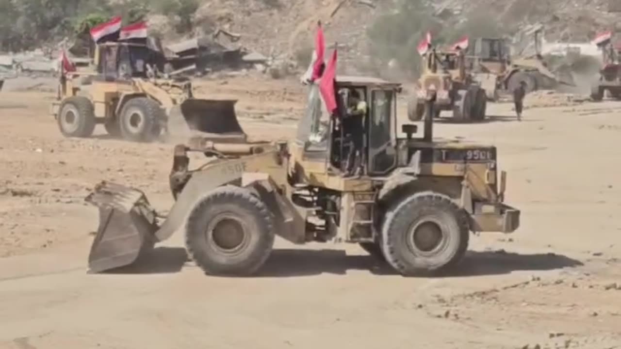 The Egyptian committee begins its work in arranging camps for the displaced