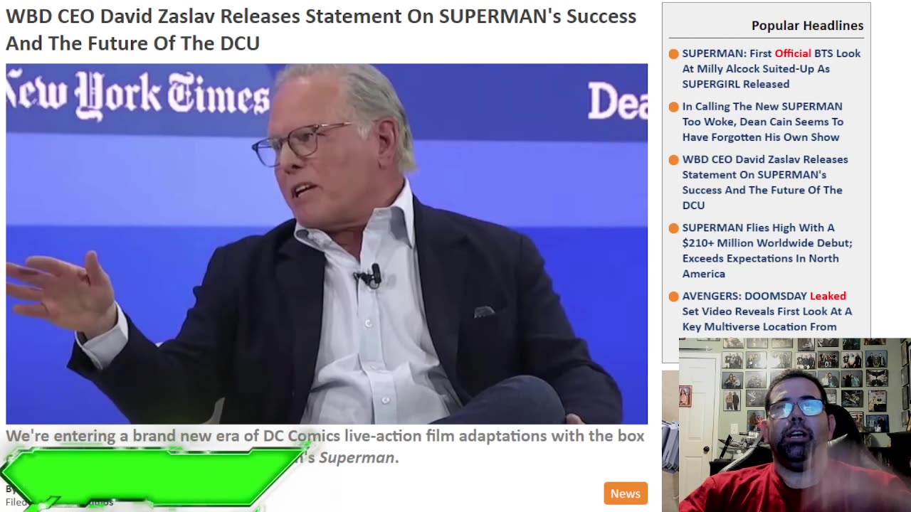 David Zaslav Talking About The Future Of The DCU