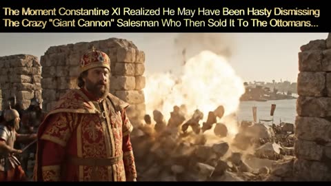 Constantinople 1453 - Constantine XI Realized His He Was Too Hasty With The Giant Cannon Salesman..