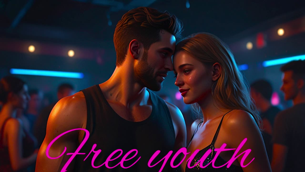 Electronic music. Song Free youth.