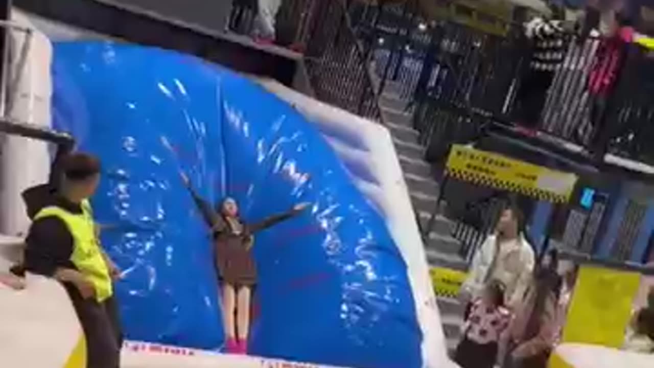 This Trampoline Is 🥱🥱😲So Fun! Why Didn't We Just Start Jumping Around Like This When We Were Kids