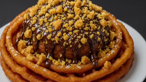 COOKIE CRUMBLE FUNNEL CAKE | Viral Dessert Hack | Brian M. Inspired
