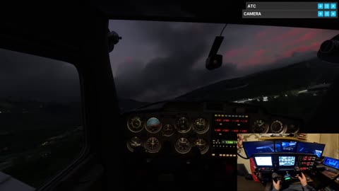 🌌🛫 Late Evening Trip in My Virtual Cessna | Tivat, Montenegro 🇲🇪 - Dubrovnik, Croatia 🇭🇷 | MSFS 💥🌄