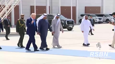 RSBN President Trump Boards Air Force One for the U S - 5-16-25