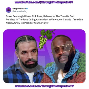 Drake Seemingly Disses Rick Ross, References The Time He Got Punched In The Face In Canada.