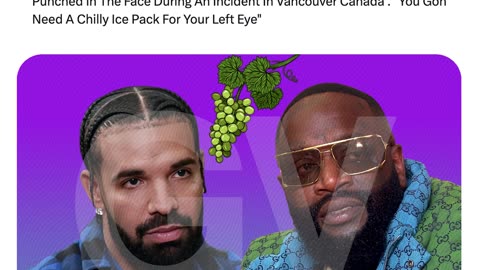 Drake Seemingly Disses Rick Ross, References The Time He Got Punched In The Face In Canada.