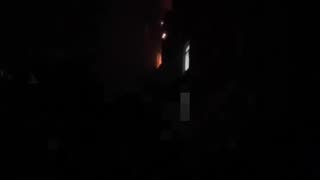 🤬 In Odesa, UAV hits a residential building. The city is under massive attack by Shaheds.