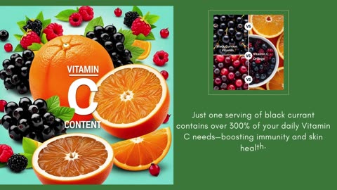 Nutritional Powerhouse: Health Benefits of Black Currant