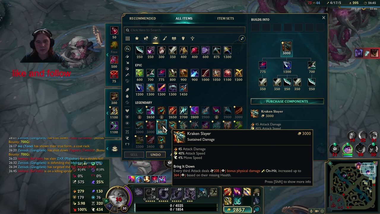 winning on every champ in ranked A-Z.