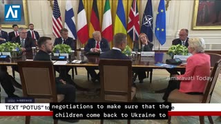 Trump Meets Zelenskyy & EU Leaders: Ukraine Peace Talks Breakthrough | Amaravati Today