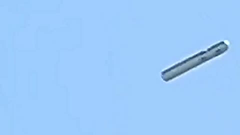 the CIGAR shaped UFO Alien Space Craft form another galaxy shows up