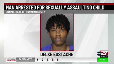 Franklin County black man arrested after allegedly sexually assaulting child