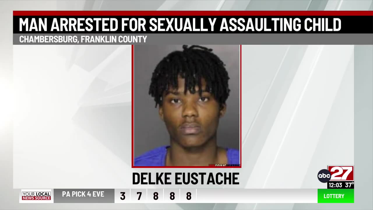 Franklin County black man arrested after allegedly sexually assaulting child