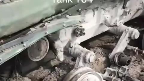 🔥🛡 Ukraine Russia War | Ukrainian T-64BV Tank Hits Anti-Tank Mine | RCF