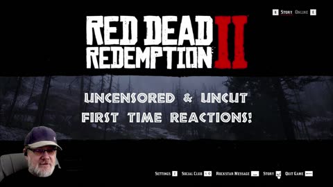 RDR2 (PART 1) UNCUT AND UNCENSORED FIRST TIME REACTING | PRE-RECORDED