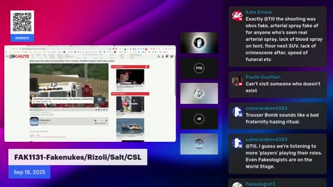 Fakeologist packed house, Charlie Kirk 9-18-25