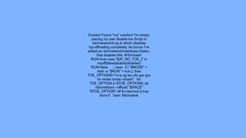 Disable TCP-Offloading {completely, generically and easily}