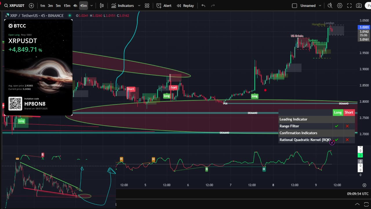 🚀 XRP LIVE SIGNALS & TRADING PARTY 🎶✨ | Crypto Breakouts, Music & Market Moves