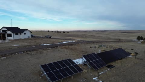 New Solar Panels & Building Fence