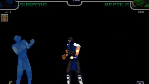 Sub zero and Sailor Moon (Me) vs Reptile