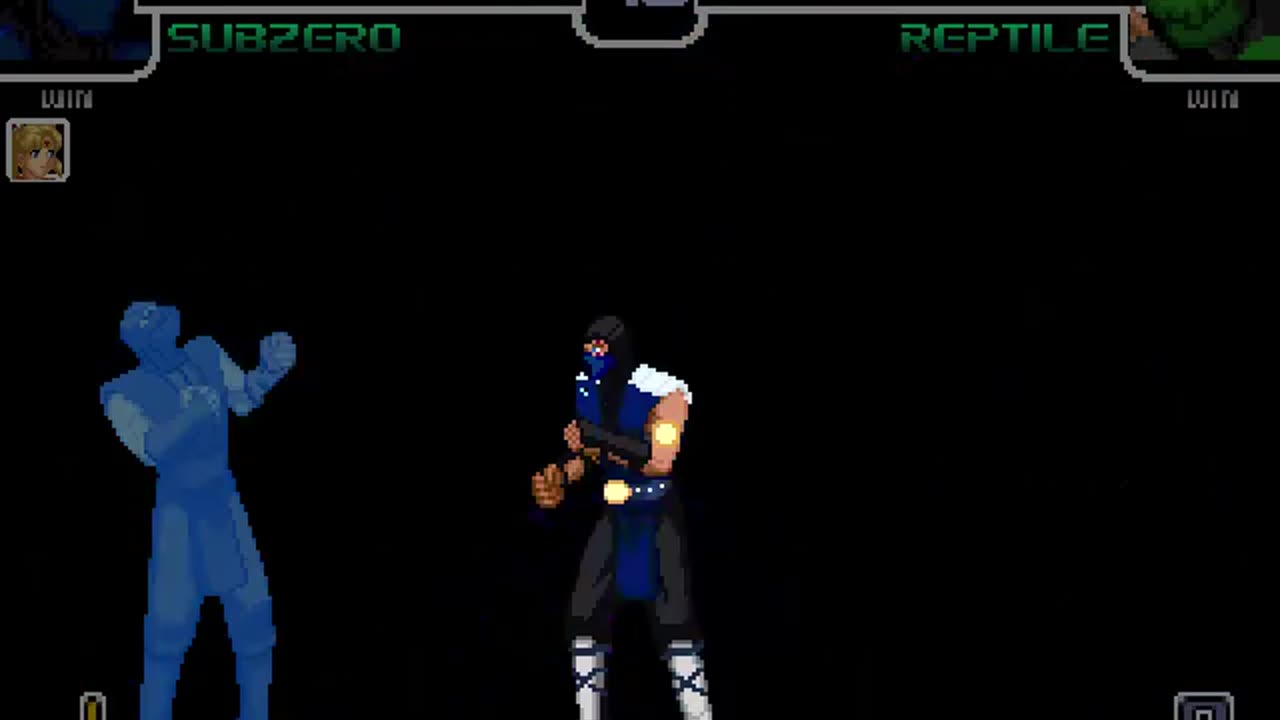 Sub zero and Sailor Moon (Me) vs Reptile