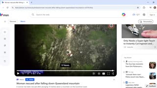Nine News report on rescue of woman from Sunshine Coast cliff face is highly symbolic