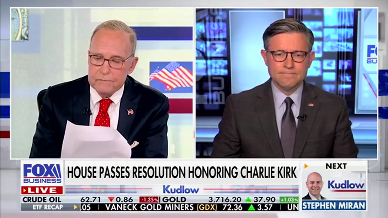 Mike Johnson Shares What Was In Resolution Honoring Charlie Kirk