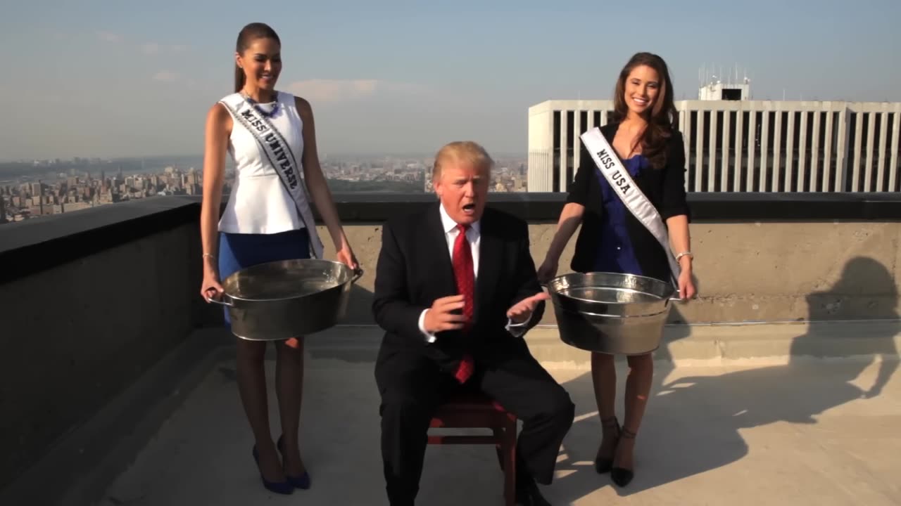 Donald Trump ALS Ice Bucket Challenge!!!