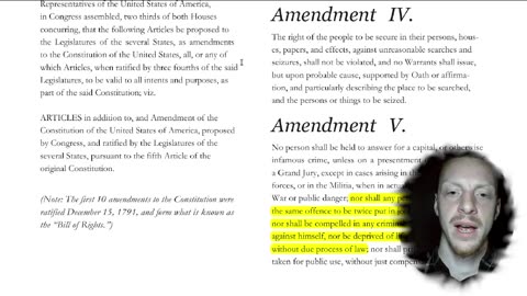 🟢 US Constitution Amendments: 4; Probable Cause; When You Can Be Arrested; Unreasonable Searches 🟢