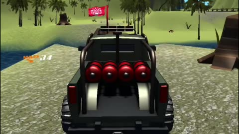 10. Reach #bridges in the #game Jungle Car Trips Multiplayer