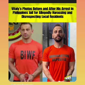 Poor Vitaly he still in custody in federal prison in Philippines 🇵🇭 06/20/25