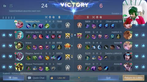 😱 Enemy Team Shocked | Pro Level Gameplay MLBB - Livestream 14