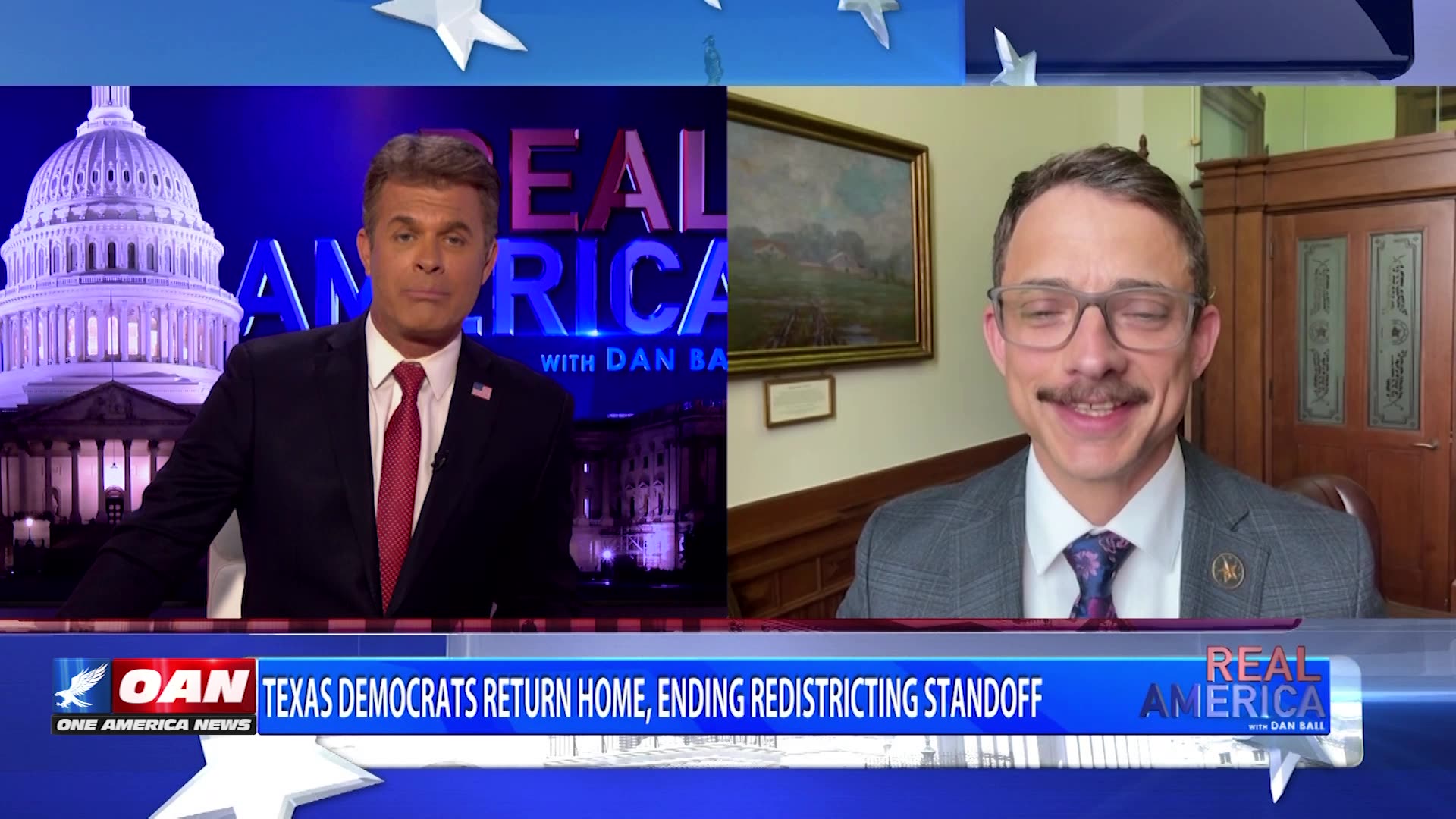 REAL AMERICA -- Dan Ball W/ Briscoe Cain, 8/20/25