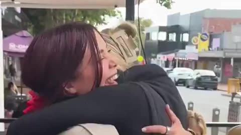 Best Friend Reunion Surprise! 💞🎉#BestFriendSurprise 🎉 #ReunionJoy 🤗 #TrueFriends 💞 #HeartfeltMoment🥰