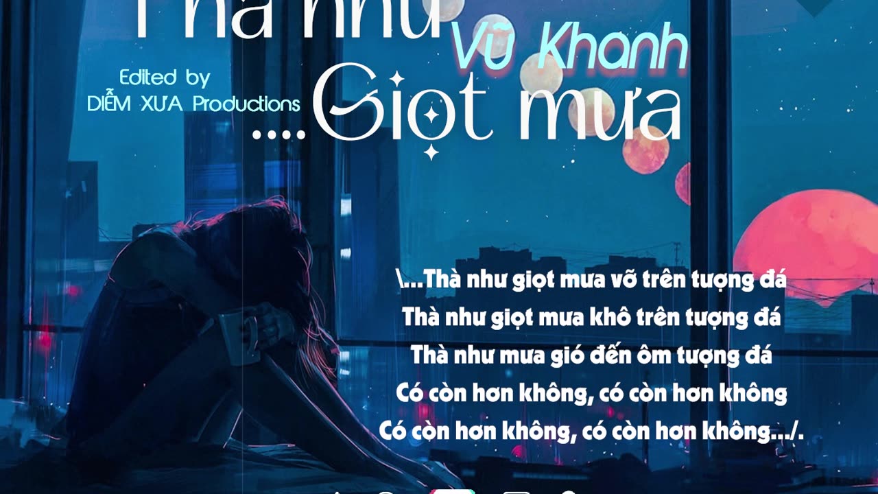 Thà Như Giọt Mưa - Ca sĩ - Vũ Khanh - Sáng tác - Phạm Duy