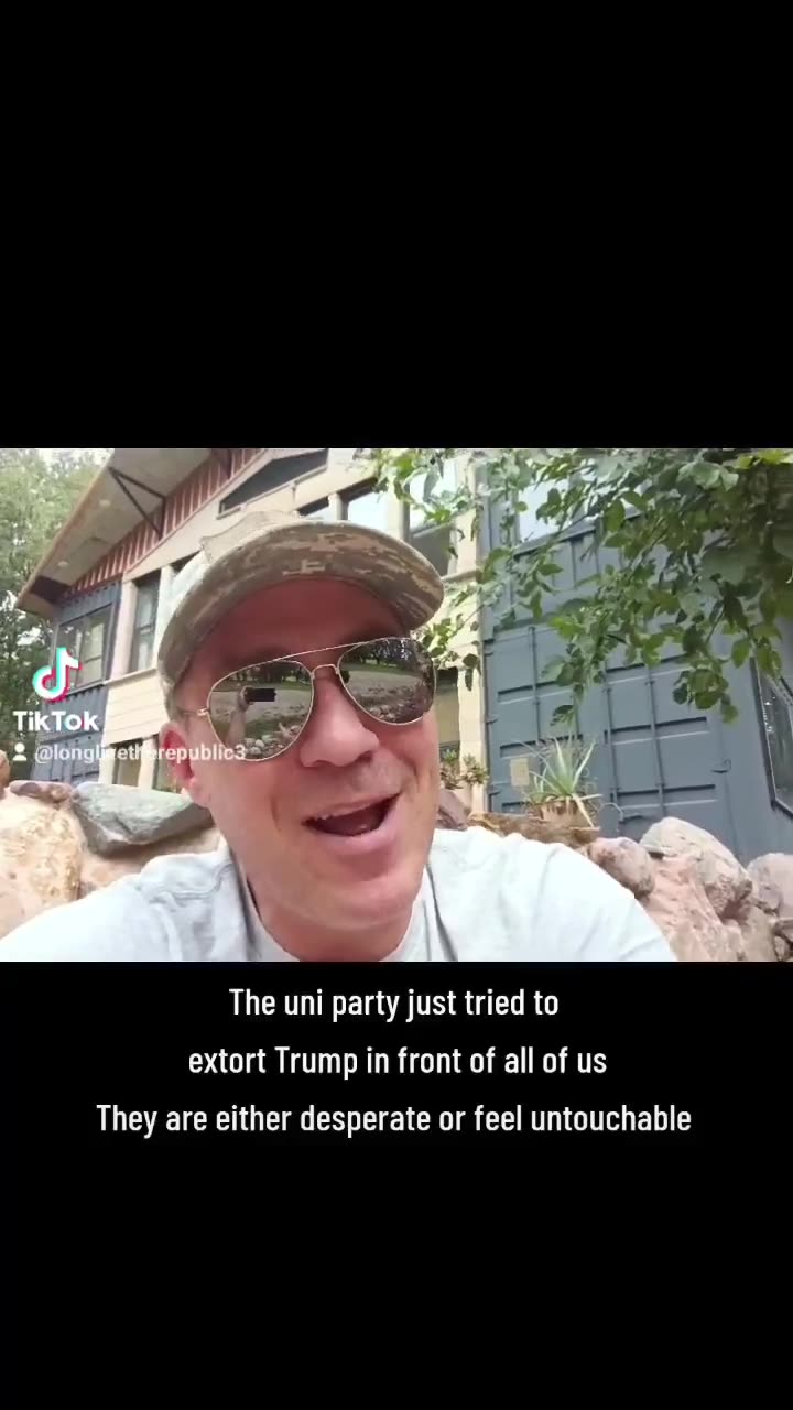 The Uni Party Just Tried To Extort President Trump