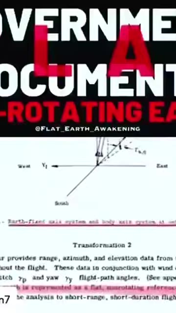 Government documents that prove the earth is flat, and NASA is a hoax!