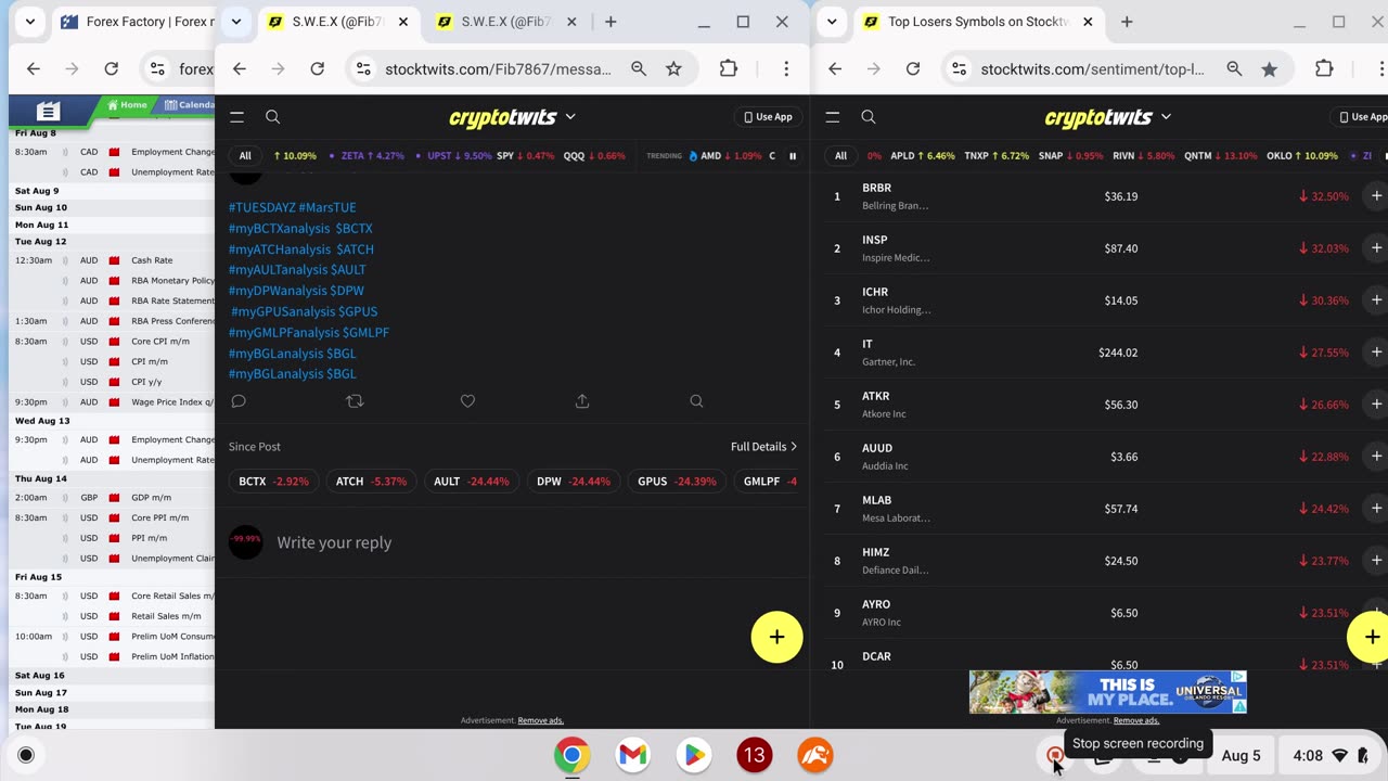 INSTANT GOLDENAGE MASTERMIND #TOPloserZ Stock Trading