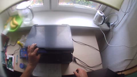 Czyszczenie głowicy drukarki Epson L3151 udrażnianie przepychanie pompowanie