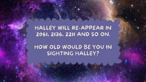 A 30-Sec Astronomy Info: Halley's Comets