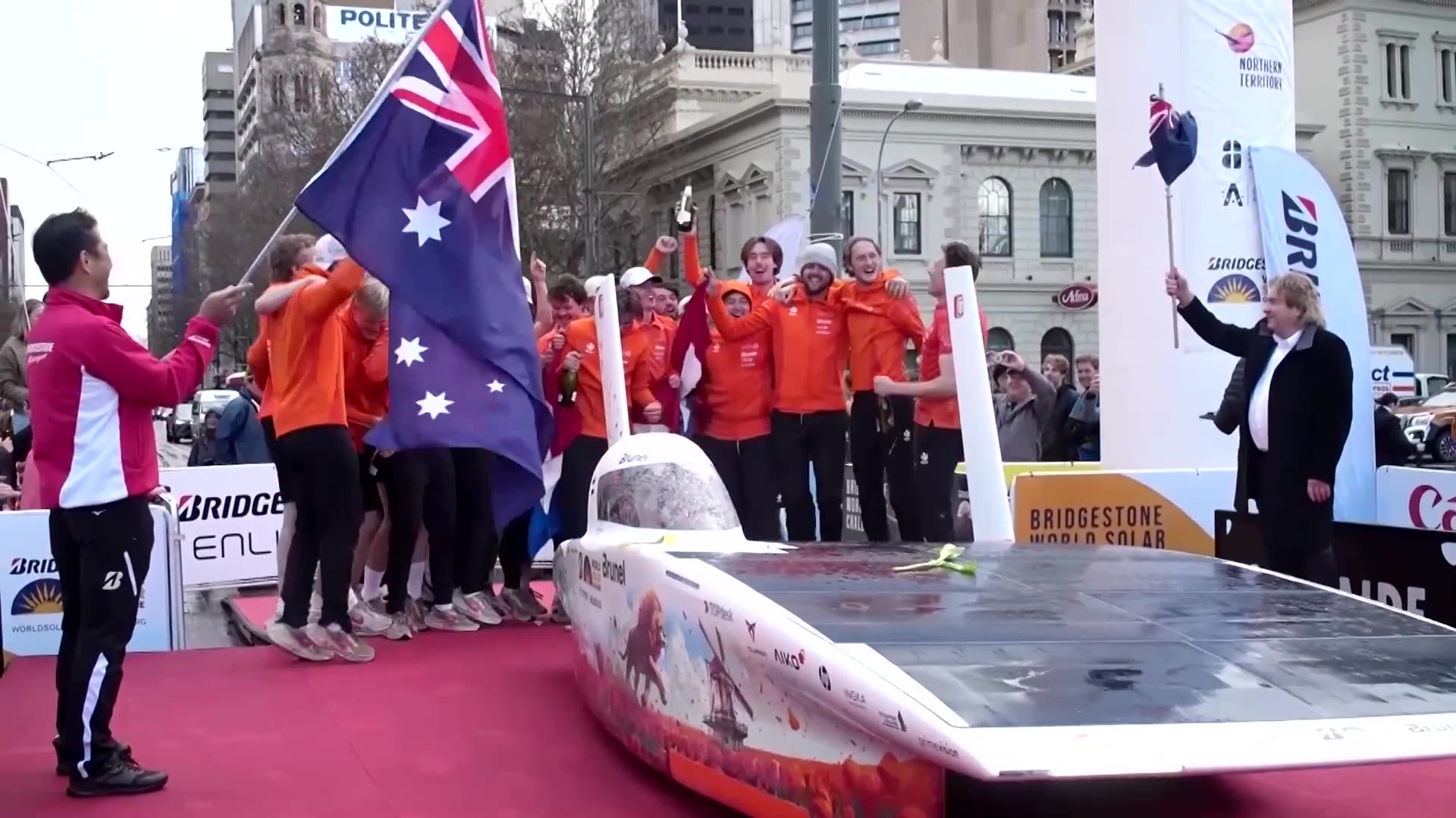 Back from the ashes: Dutch team wins Australian solar car race