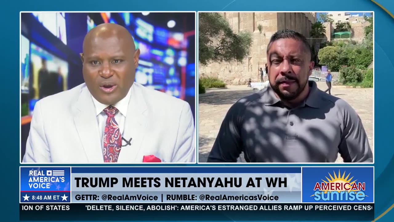 TRUMP & NETANYAHU AT WHITE HOUSE