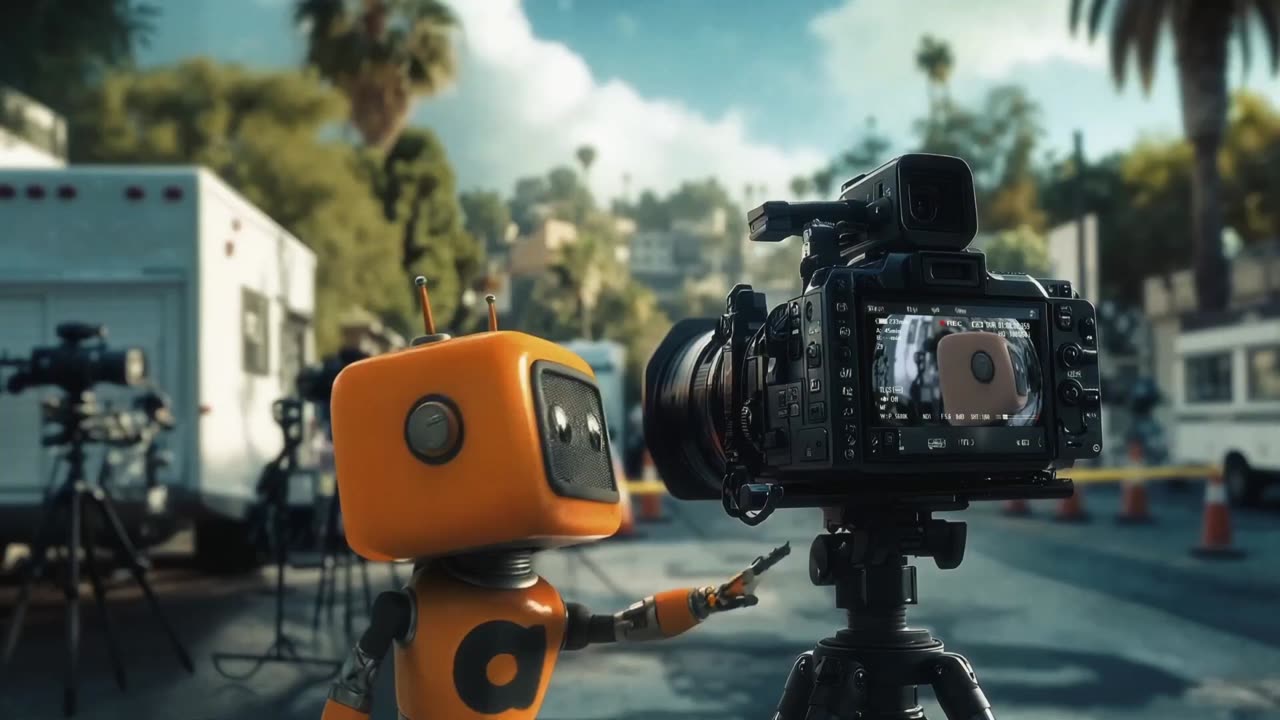 Robot_s Christmas Journey in Hollywood _ AI-Animated Short