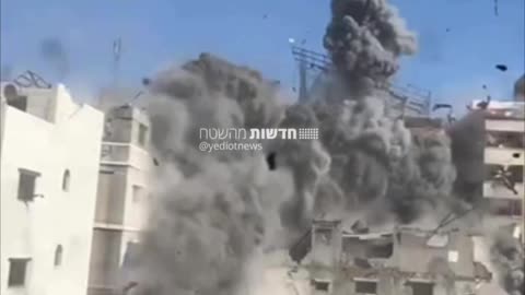 IDF strikes in Gaza this morning