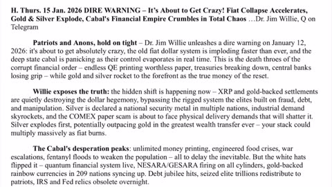 EXTRA Judy Byington Un-Redacted 1.17.26 - Prepare for Ten Days of Darkness, ATMs .mp4