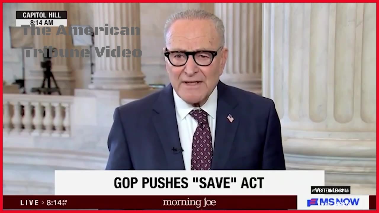 WATCH: Schumer Totally Loses It Over Voter ID Bill