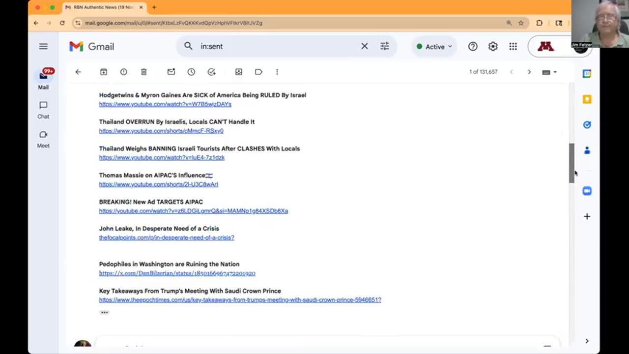 RBN Authentic News (19 November 2025)